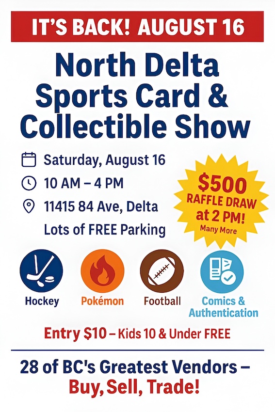North Delta Sports Card & Collectible Show